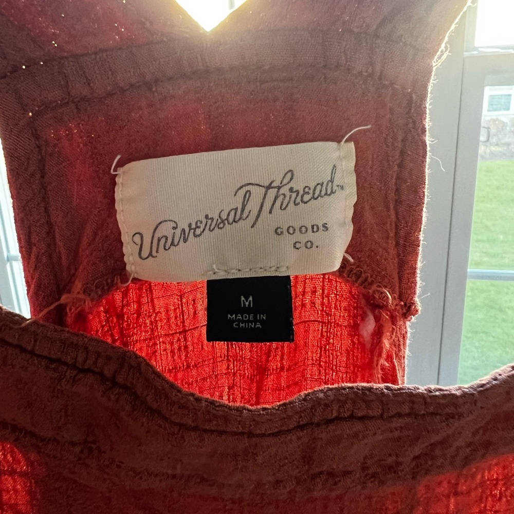 Universal Thread Terracotta Overalls - image 4